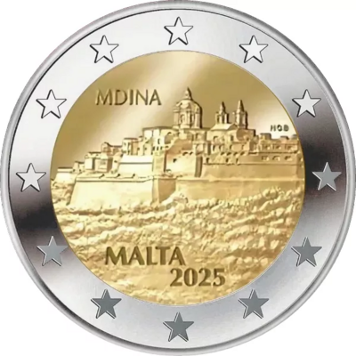Mei 2025: Malta 2 Euro 2025 