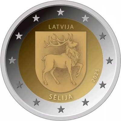 2025: Letland 2 Euro 2025 