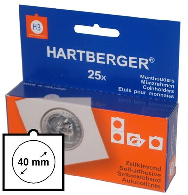 Munthouders zelfklevend 40 mm, 8320040