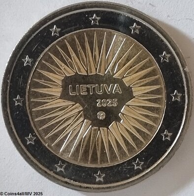 Litouwen 2 Euro 2025 
