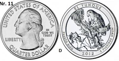 25 Cent 2012, El Yunque National Forest, Puerto Rico mmt D