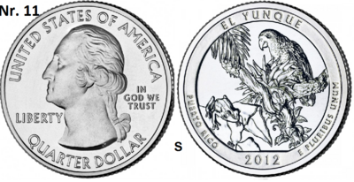 25 Cent 2012, El Yunque National Forest, Puerto Rico mmt S