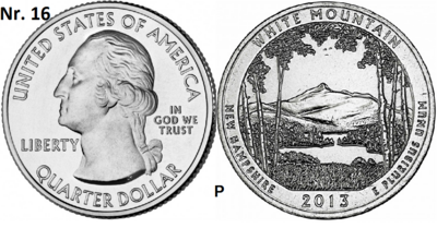 25 Cent 2013, White Mountain National Forest, New Hampshire mmt P