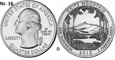 25 Cent 2013, White Mountain National Forest, New Hampshire mmt D