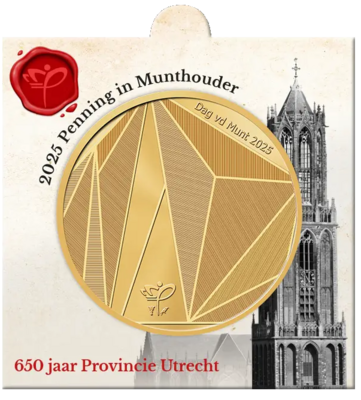 Nederland penning in munthouder 2025 