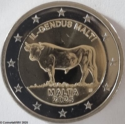 Malta 2 Euro 2025 