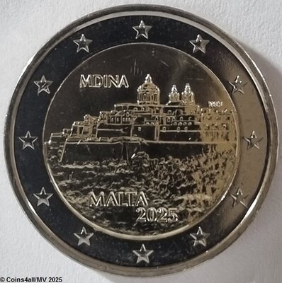 Malta 2 Euro 2025 
