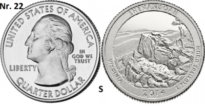 25 Cent 2014, Shenandoah National Park, Virginia mmt S