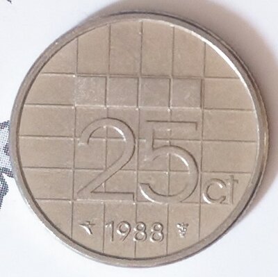 Beatrix 25 Cent 1988, FDC