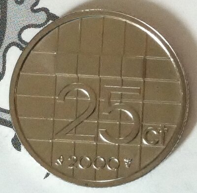 Beatrix 25 Cent 2000, FDC