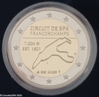 België 2 Euro 2025 