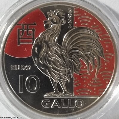 San Marino 10 Euro 2025 