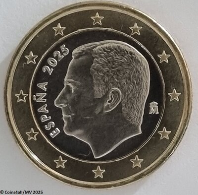 Spanje 1 euro Jaartal selecteren Felipe VI