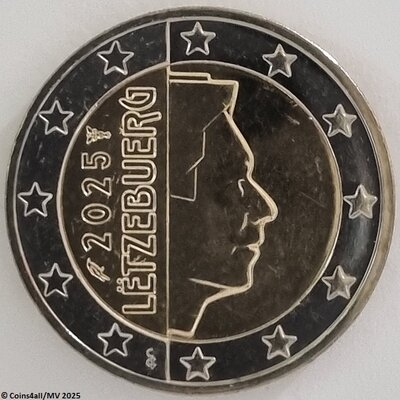Luxemburg 2 Euro Jaartal te selecteren