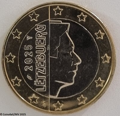 Luxemburg 1 Euro Jaartal te selecteren