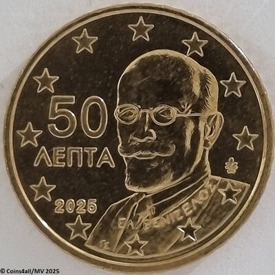 Griekenland 50 Cent Jaartal te selecteren