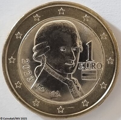 Oostenrijk 1 euro Jaartal selecteren