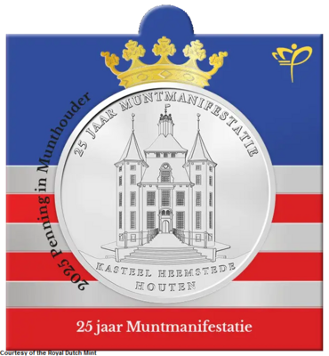 Nederland penning in munthouder 2025 