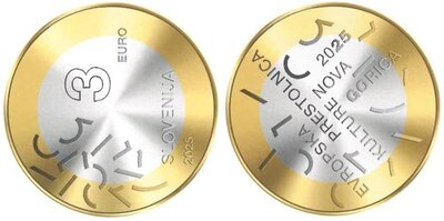 Slovenië 3 Euro 2025 