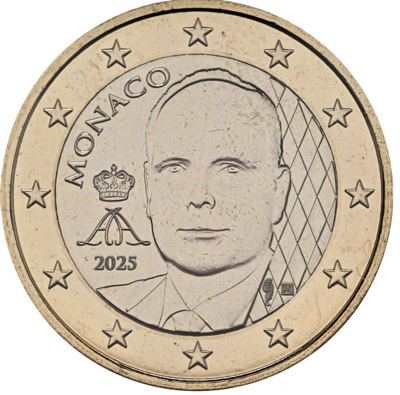 Monaco 1 Euro Jaartal te selecteren Albert II