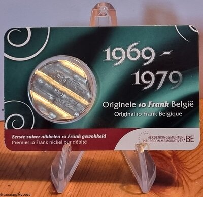 België Numismatische coincard 2025 