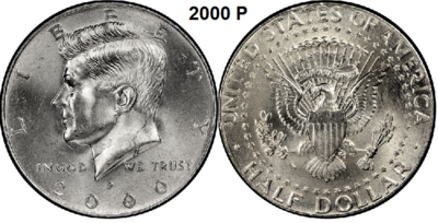 US ½ Dollar 2000, mmt P, Keuze kwaliteit