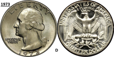 25 Cent 1973, D, Keuze kwaliteit