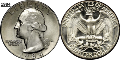 25 Cent 1984, P, Keuze kwaliteit