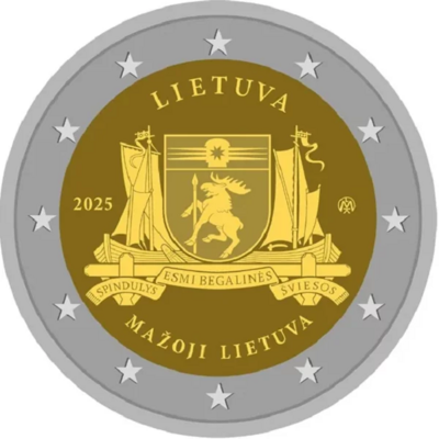 22 december: Litouwen 2 Euro 2025 