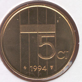 Beatrix 5 Cent 1994, FDC