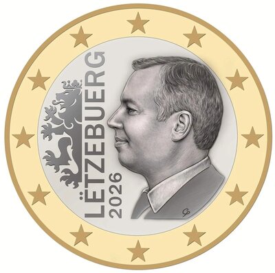 Luxemburg 1 Euro Jaartal te selecteren