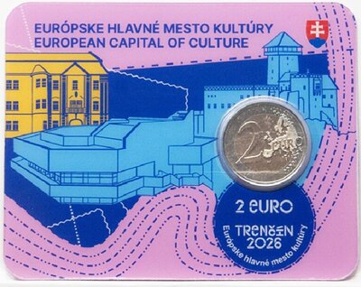 Slowakije 2 Euro 2026 