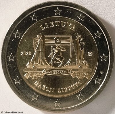Litouwen 2 Euro 2025 