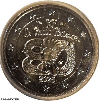 Frankrijk 2 Euro 2026 