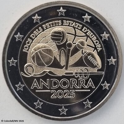 Andorra 2 Euro 2025 