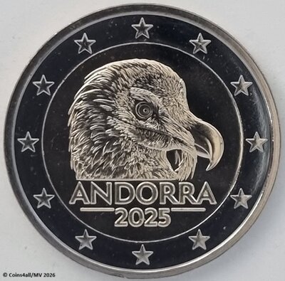 Andorra 2 Euro 2025 