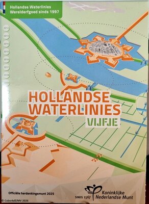 Nederland 5 euro 2025 