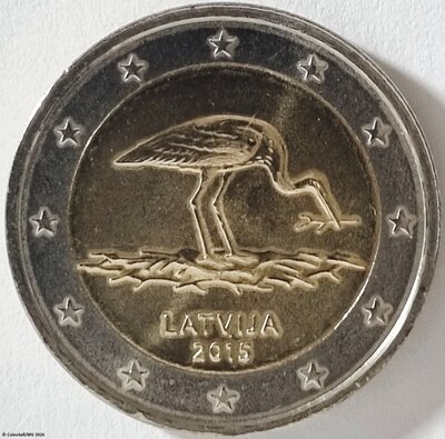 Letland 2 euro 2015 