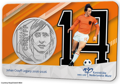 Nederland Penning 2026: 'Johan Cruyff Legacy', Oranje-Ajax Editie