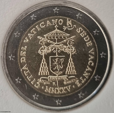 Vaticaanstad 2 euro 2025 