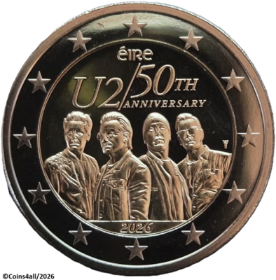 Ierland 2 Euro 2026 