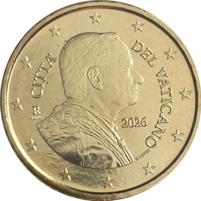 Vaticaanstad 10 cent Paus Leo XIV Jaartal selecteren