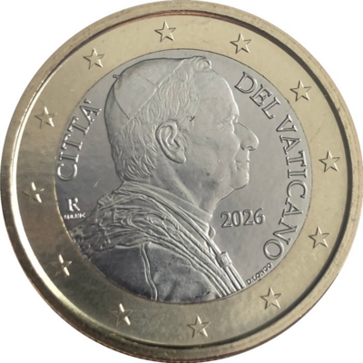 Vaticaanstad 1 Euro Paus Leo XIV Jaartal selecteren