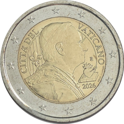 Vaticaanstad 2 Euro Paus Leo XIV Jaartal selecteren