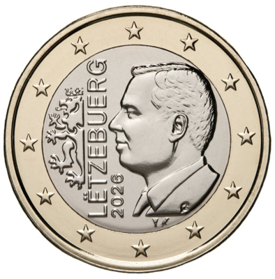 Luxemburg 1 Euro Jaartal te selecteren