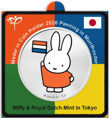 Nederland penning in munthouder 2026 