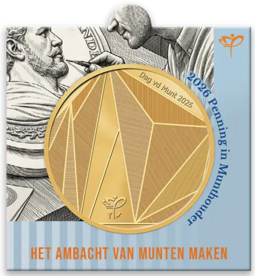 Nederland penning in munthouder 2026 