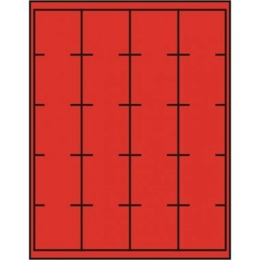 Muntenbox rookglas met 20 vierkante vakje van 51 mm.
