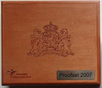 Nederland Proof-set 2007, Proof in kistje