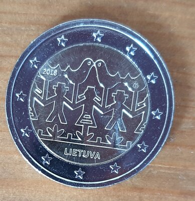 Litouwen 2 euro 2018 